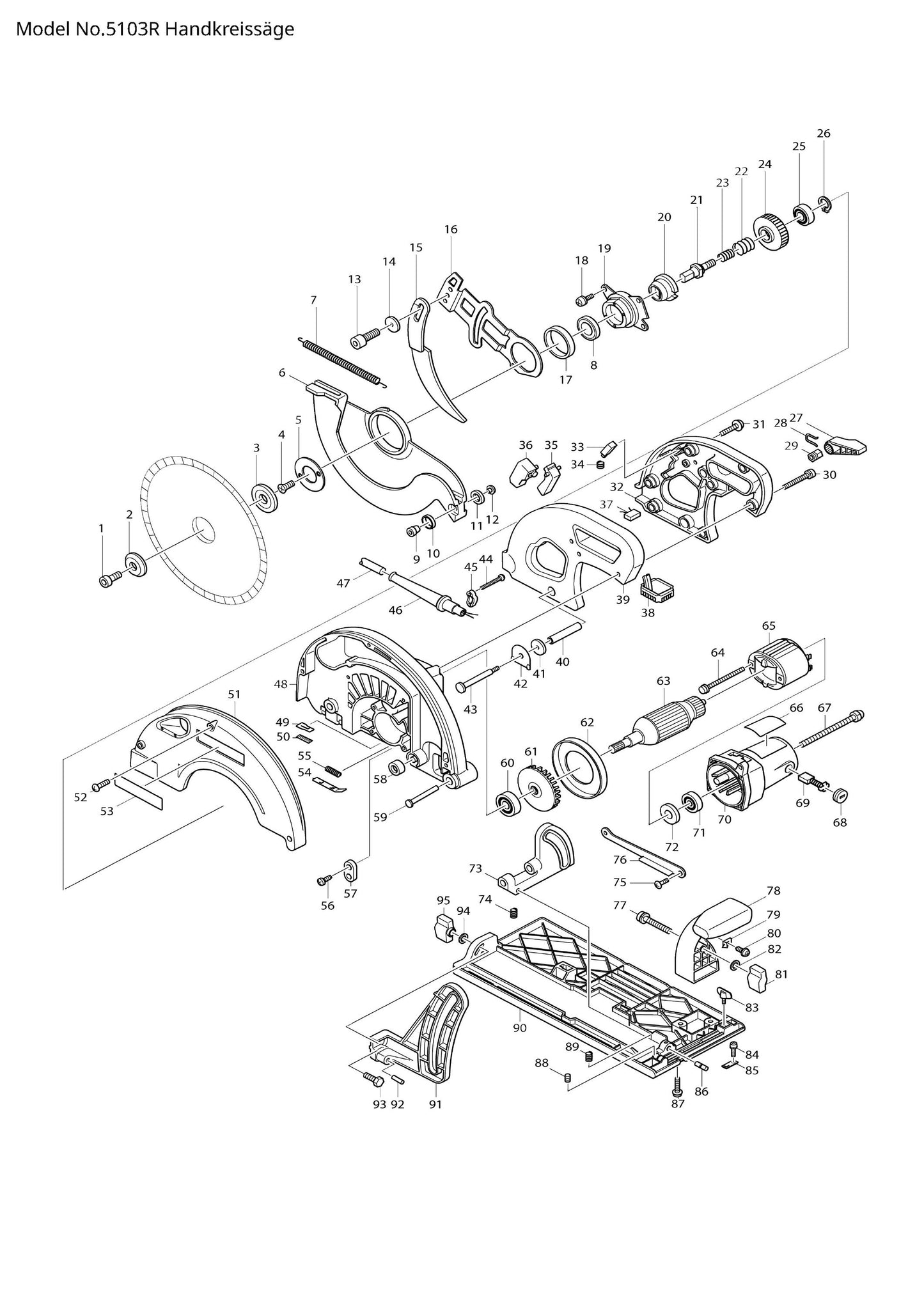Makita 5103R Ersatzteile