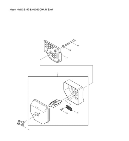 Makita DCS340 Ersatzteile
