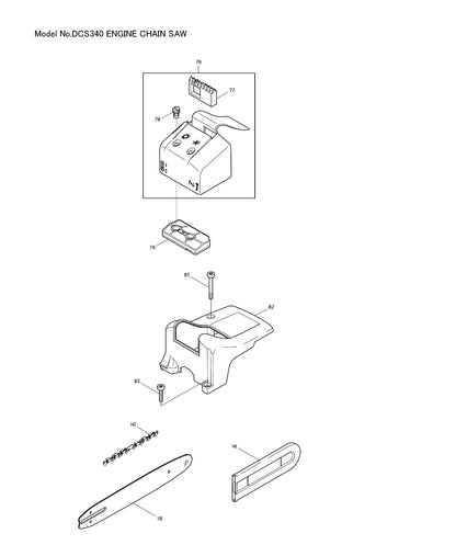Makita DCS340 Ersatzteile