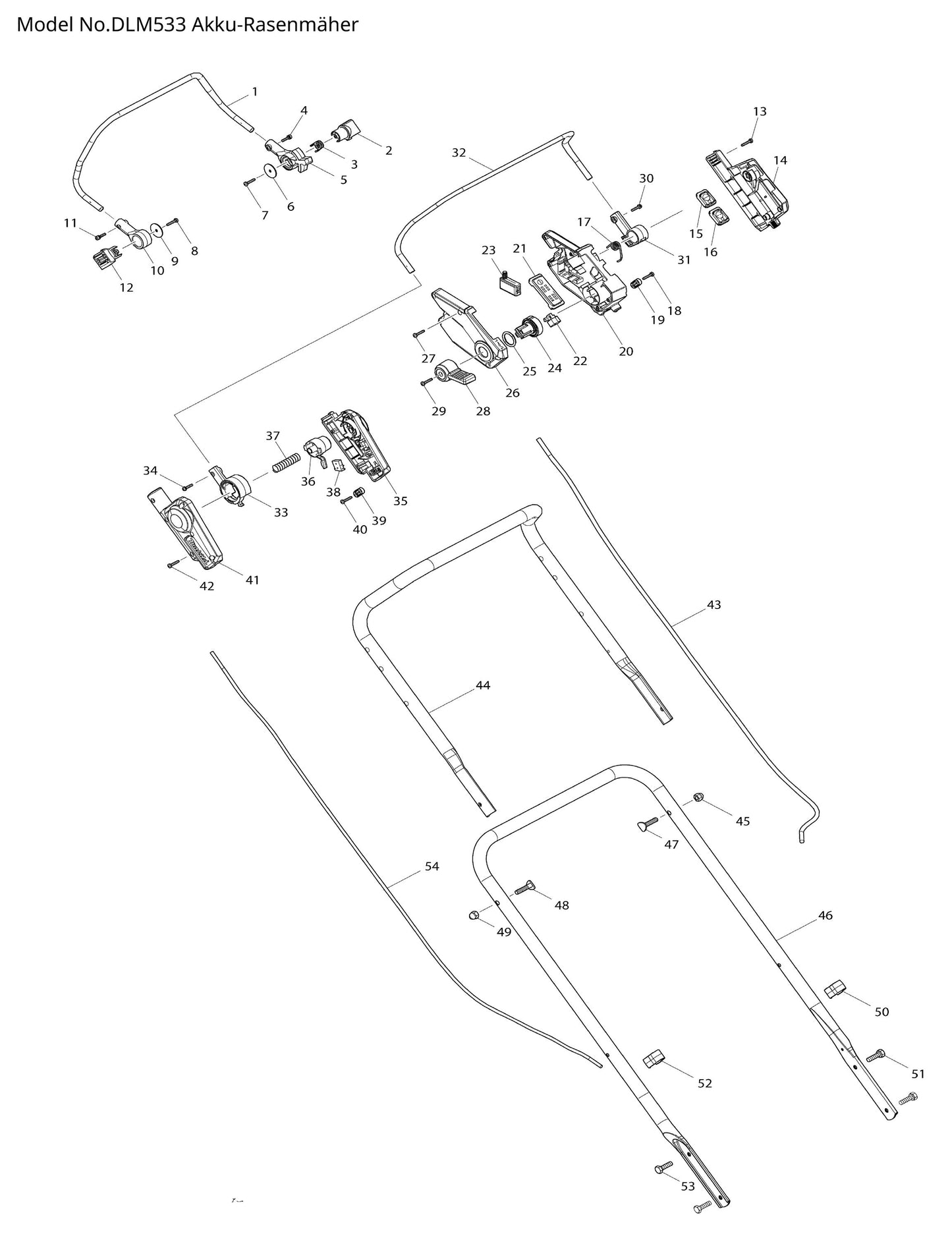 Makita DLM533 Ersatzteile