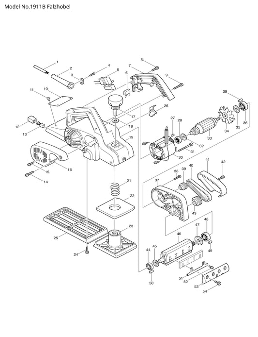 Makita 1911B Ersatzteile