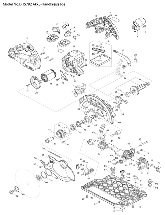 Makita DHS782 Ersatzteile