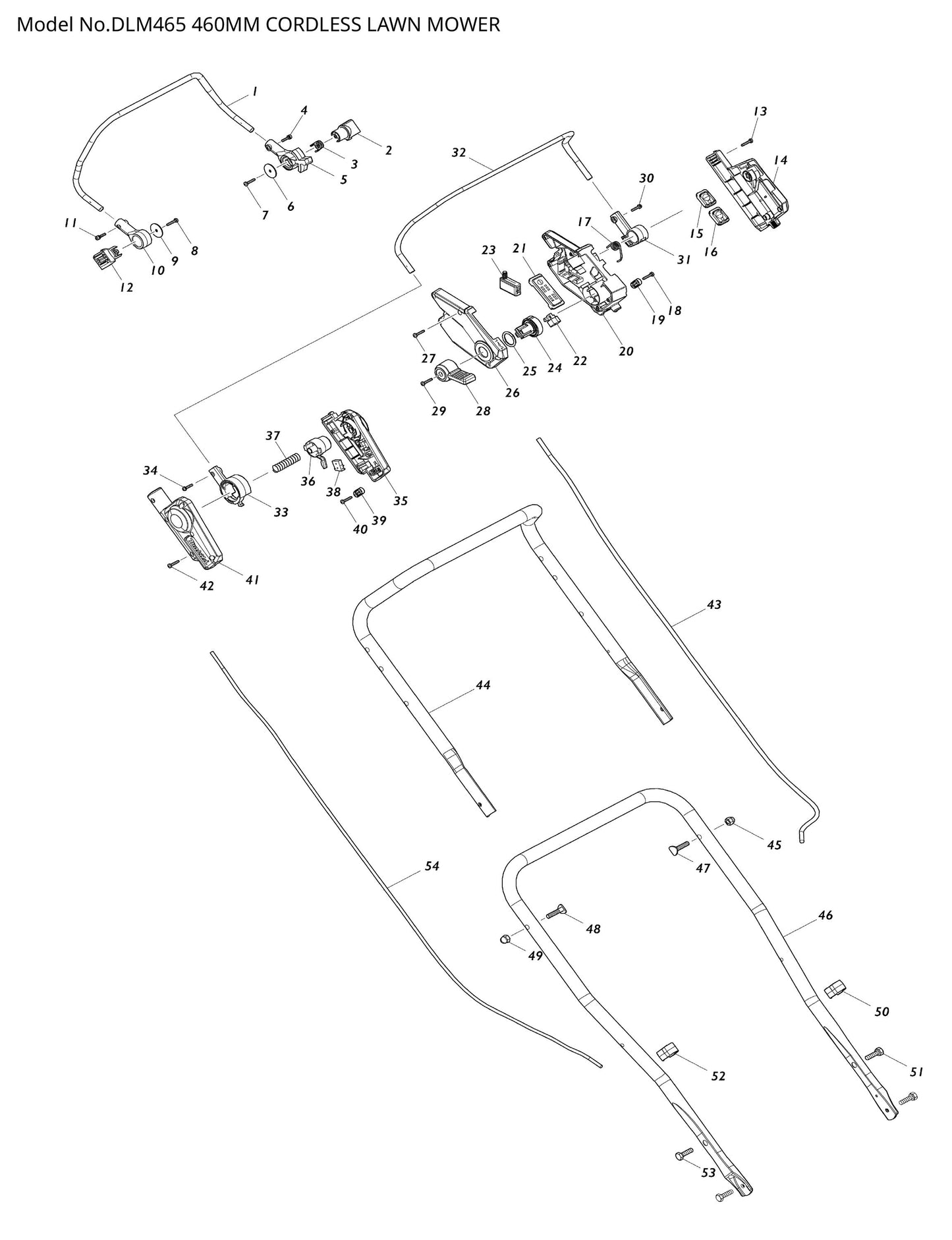 Makita DLM465 Ersatzteile