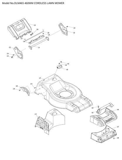 Makita DLM465 Ersatzteile