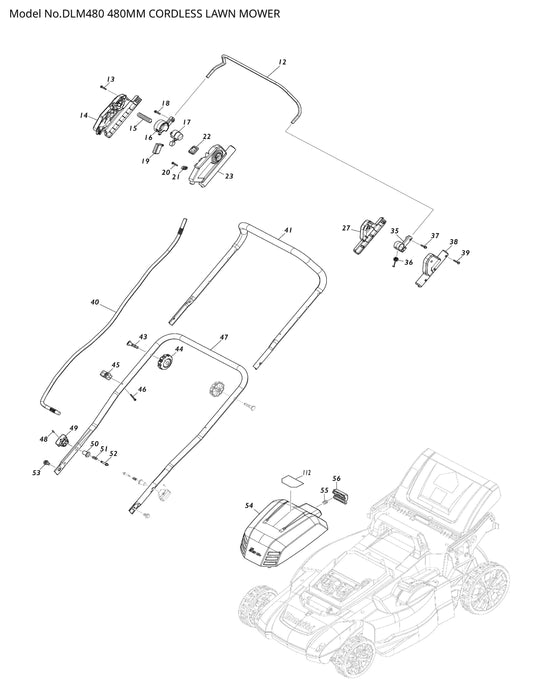 Makita DLM480 Ersatzteile