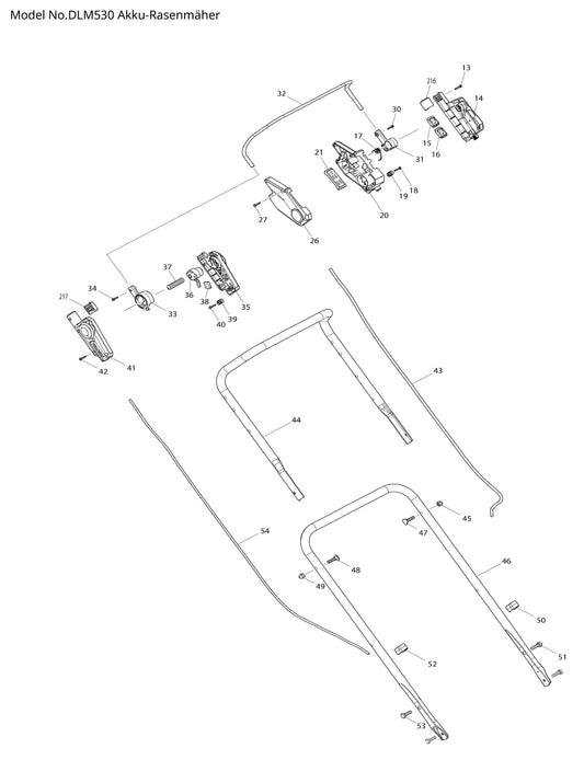 Makita DLM530 Ersatzteile