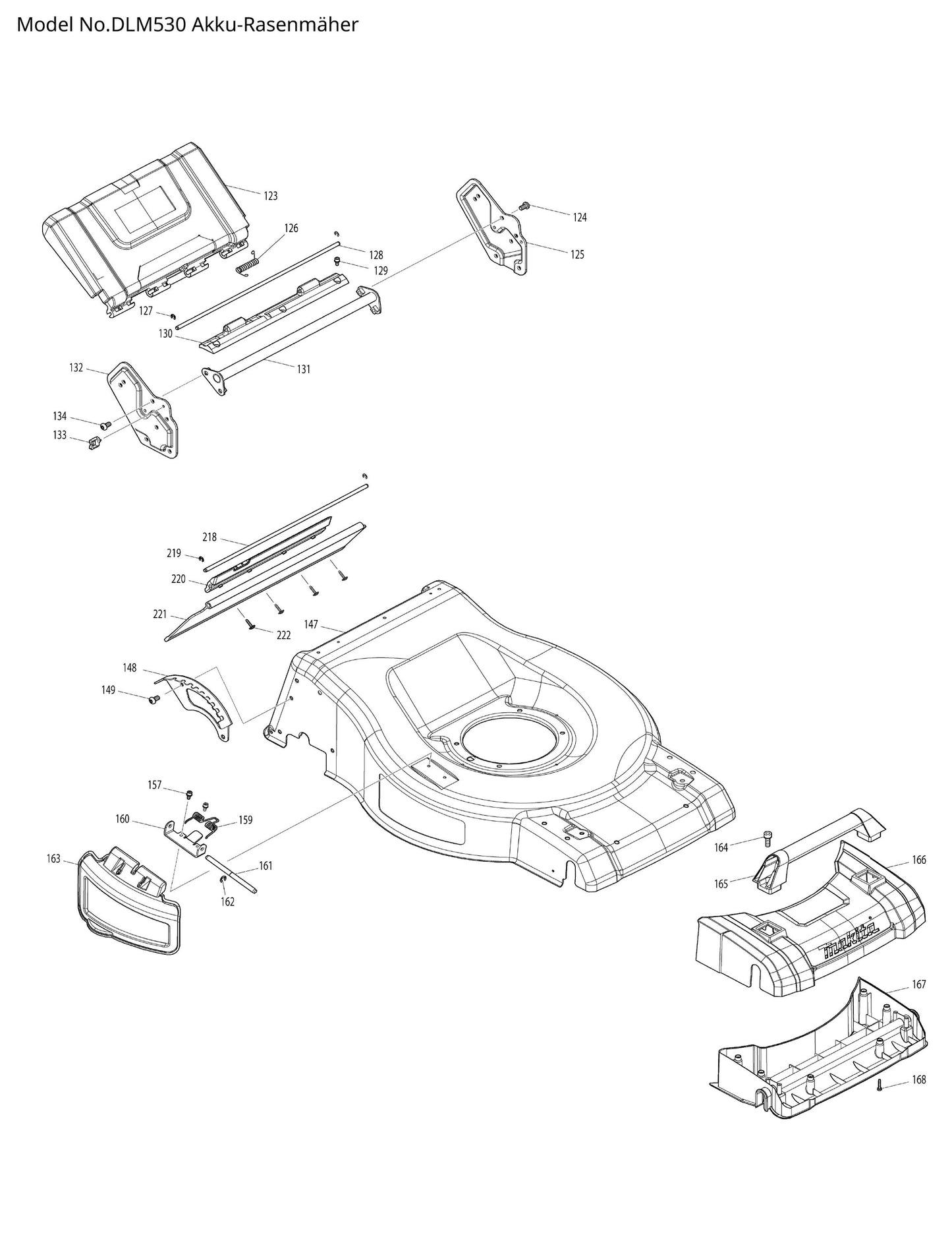 Makita DLM530 Ersatzteile