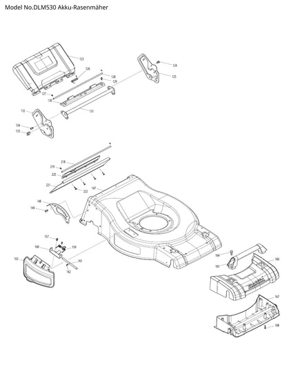 Makita DLM530 Ersatzteile
