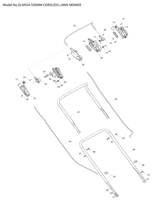 Makita DLM534 Ersatzteile