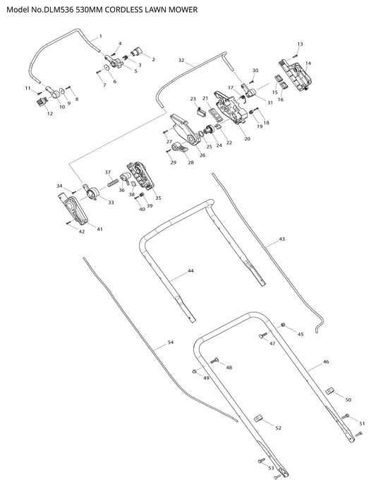 Makita DLM536 Ersatzteile