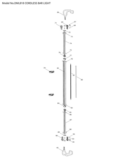 Makita DML818 Ersatzteile
