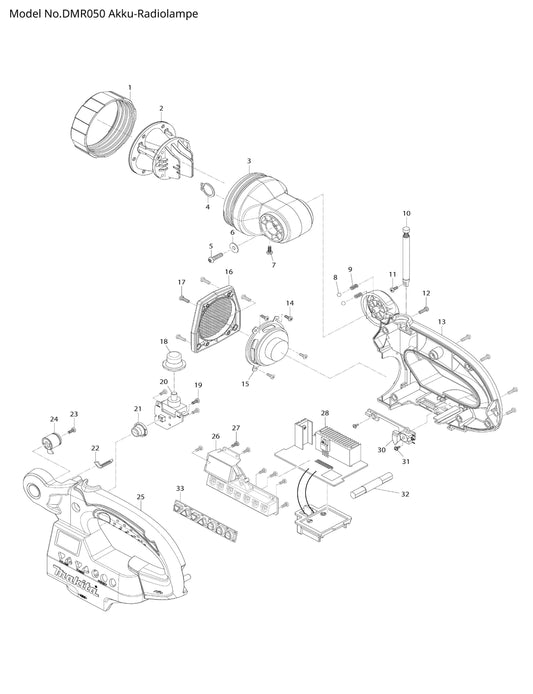 Makita DMR050 Ersatzteile
