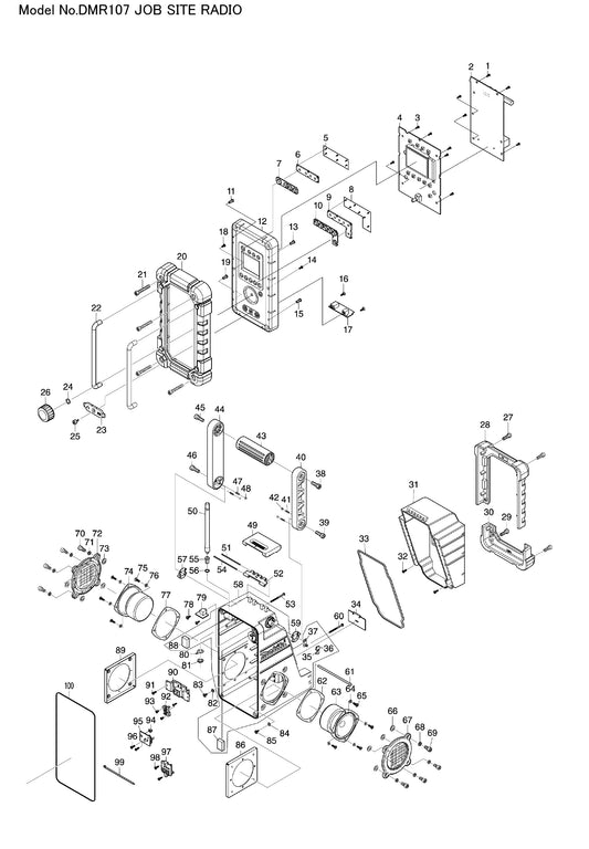 Makita DMR107 Ersatzteile