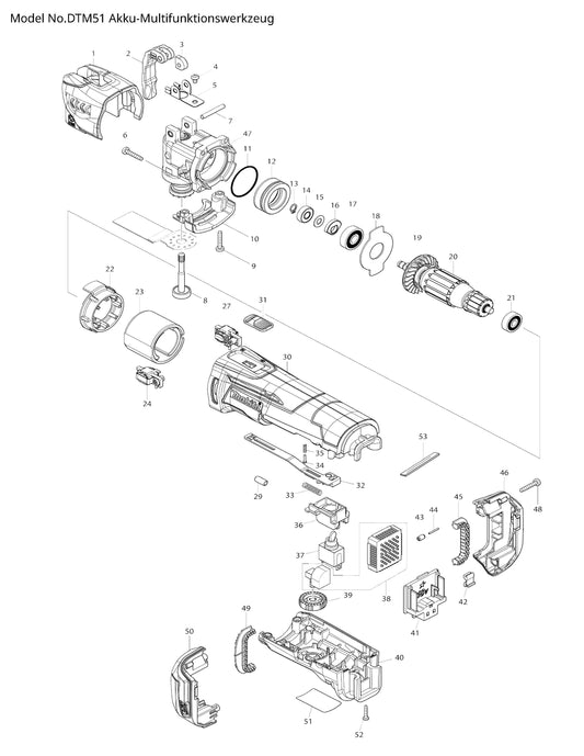 Makita DTM51 Ersatzteile
