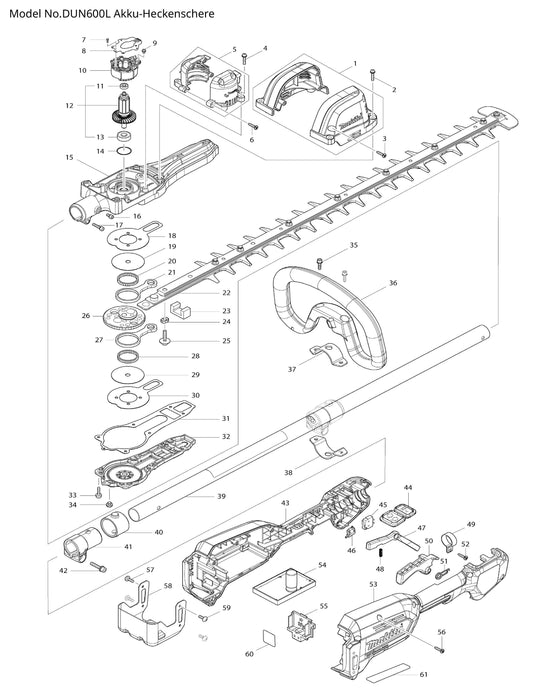 Makita DUN600L Ersatzteile