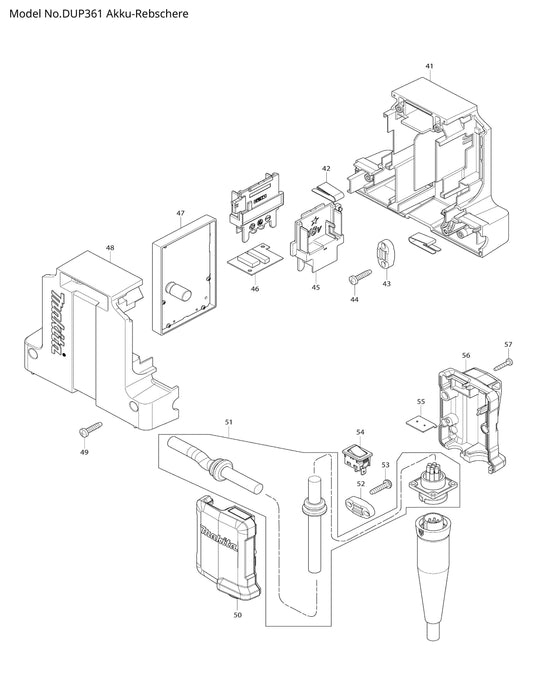Makita DUP361 Ersatzteile