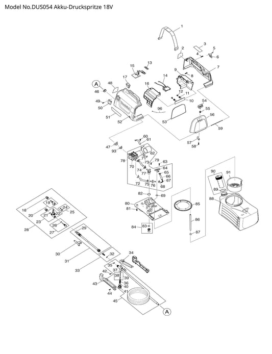 Makita DUS054 Ersatzteile
