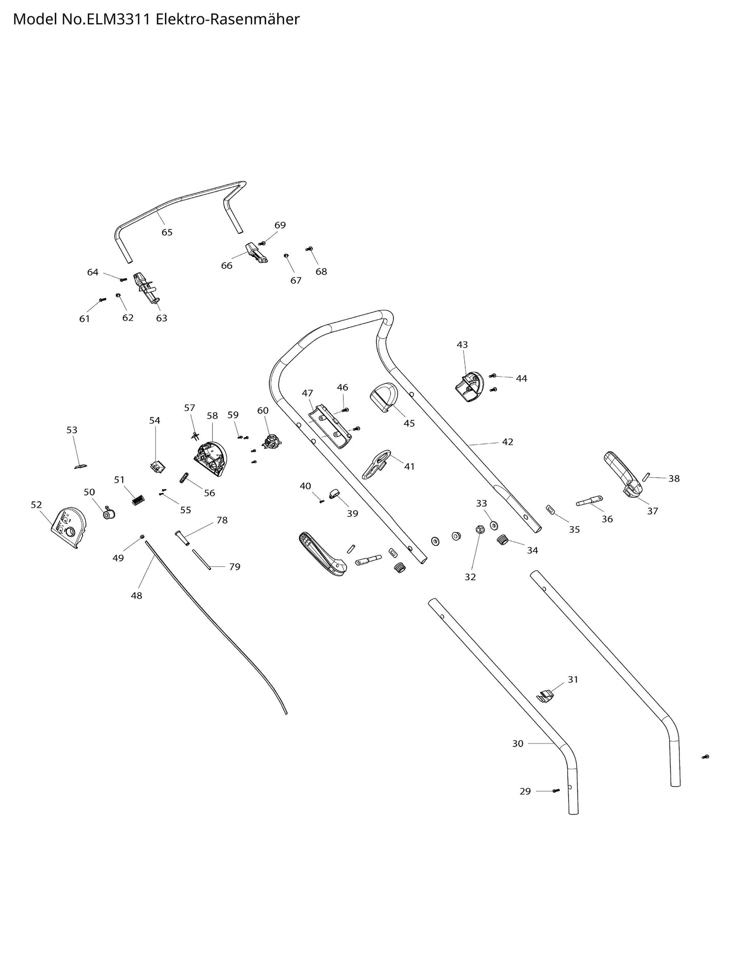 Makita ELM3311 Ersatzteile