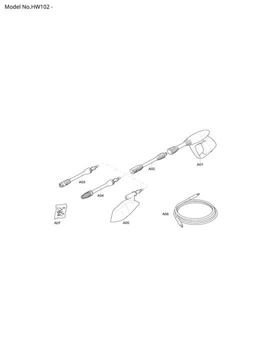Makita HW102 Ersatzteile