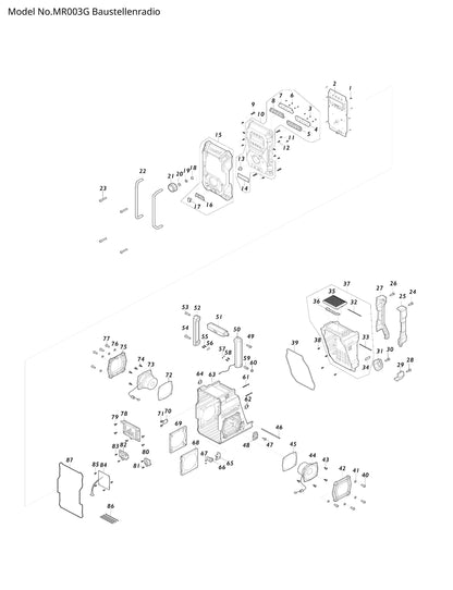 Makita MR003G Ersatzteile