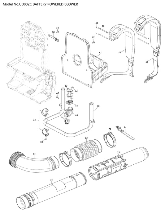 Makita UB002C Ersatzteile