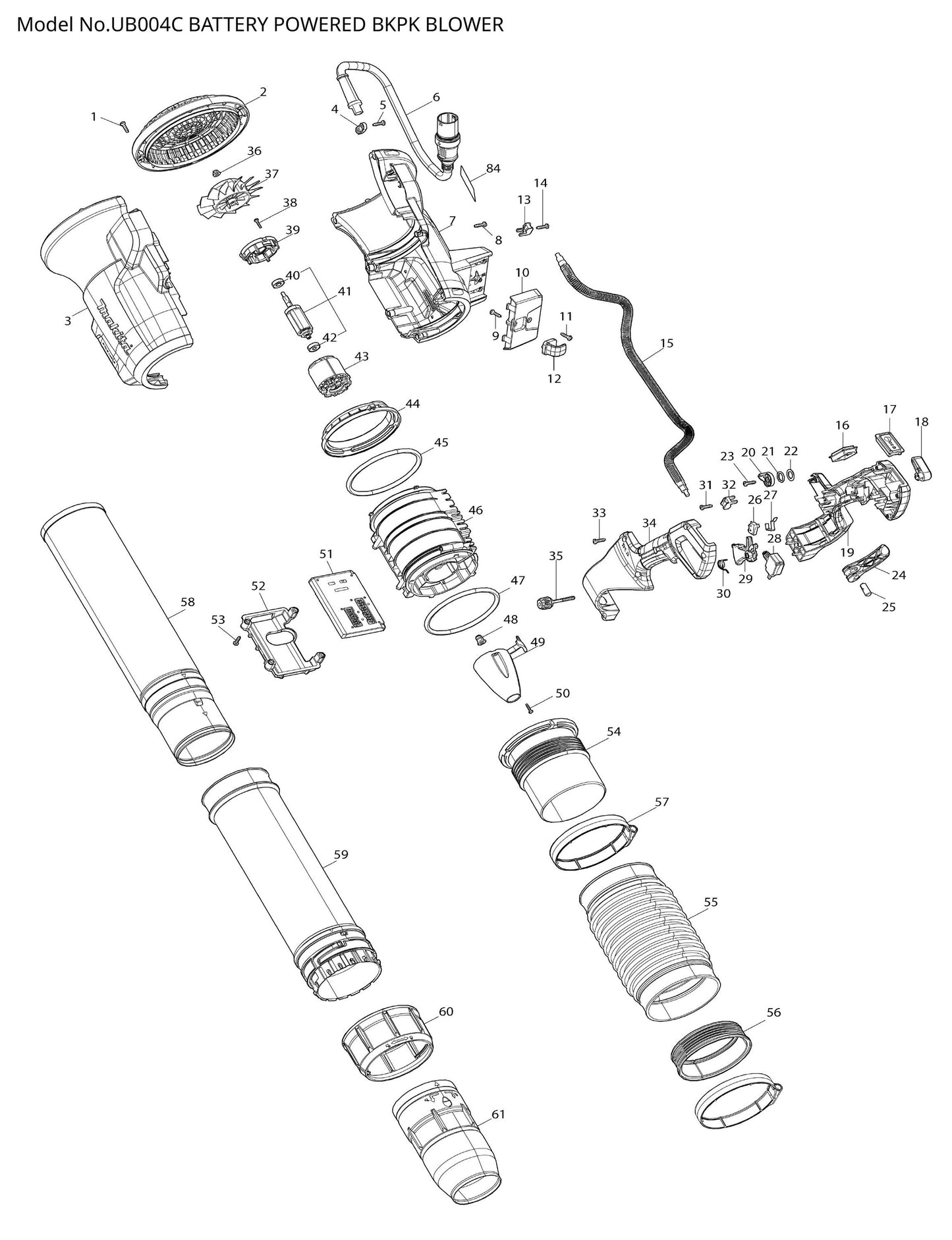 Makita UB004C Ersatzteile