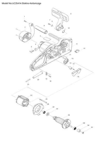 Makita UC3541A Ersatzteile