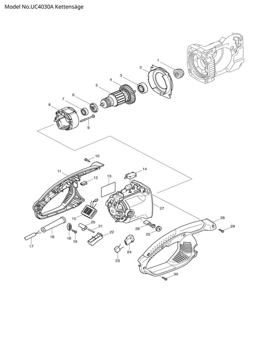 Makita UC4030A Ersatzteile