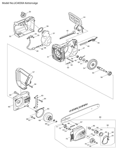 Makita UC4030A Ersatzteile