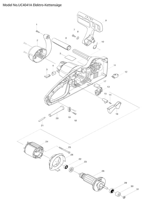 Makita UC4041A Ersatzteile