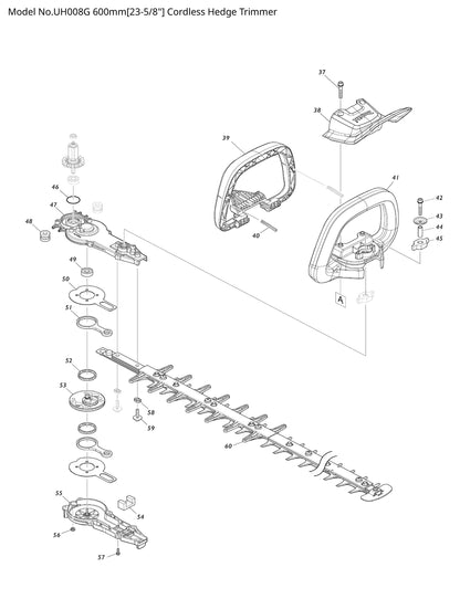 Makita UH008G Ersatzteile