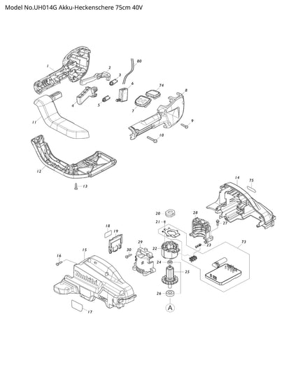 Makita UH014G Ersatzteile