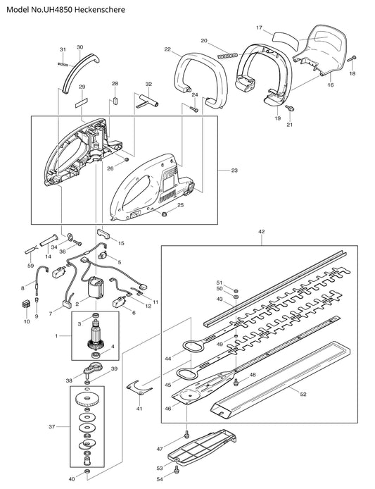 Makita UH4850 Ersatzteile