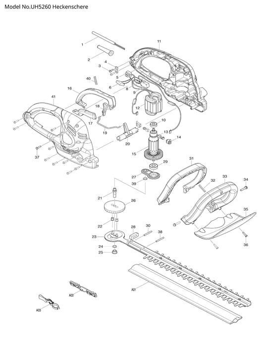 Makita UH5260 Ersatzteile