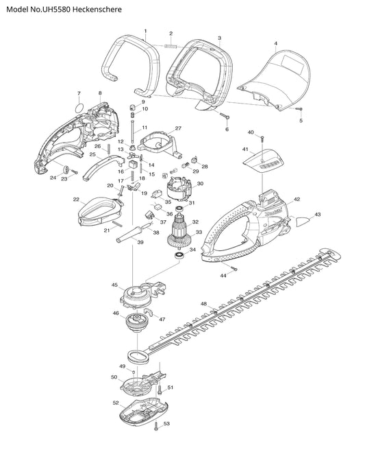 Makita UH5580 Ersatzteile