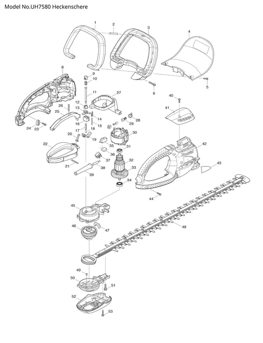 Makita UH7580 Ersatzteile