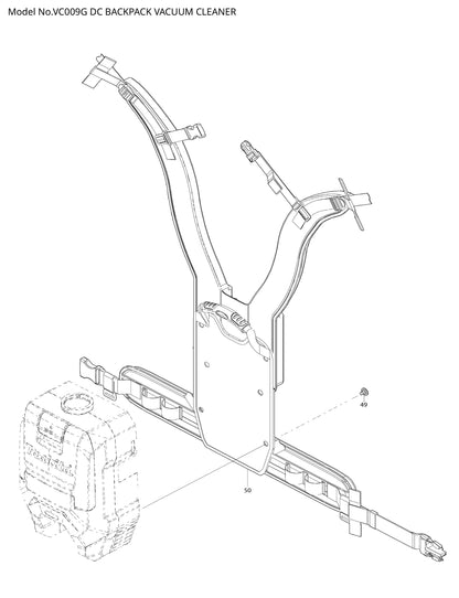 Makita VC009G Ersatzteile