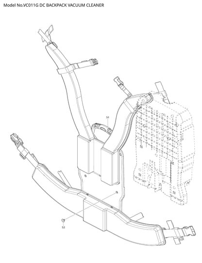 Makita VC011G Ersatzteile
