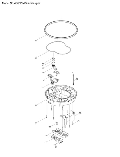 Makita VC2211M Ersatzteile