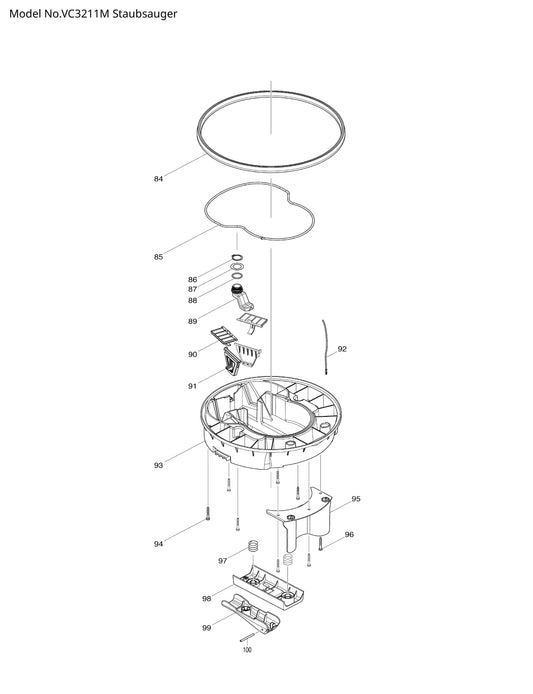 Makita VC3211M Ersatzteile