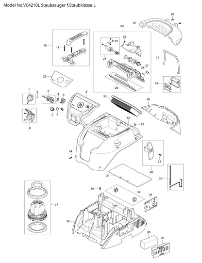 Makita VC4210L Ersatzteil