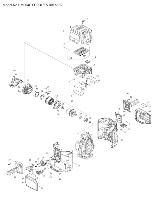 Makita HM004G Ersatzteile