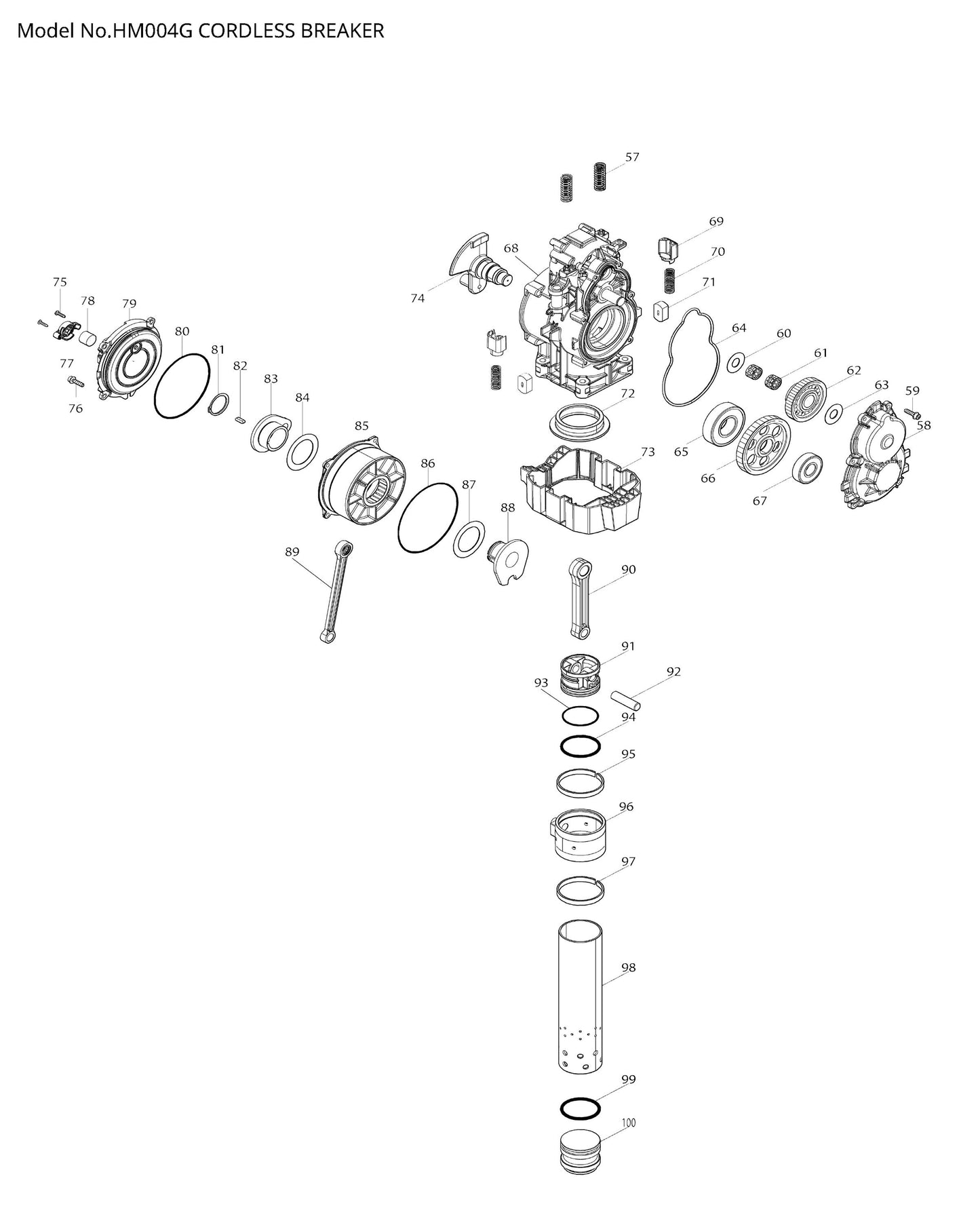 Makita HM004G Ersatzteile