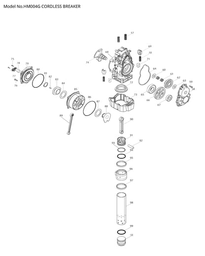 Makita HM004G Ersatzteile