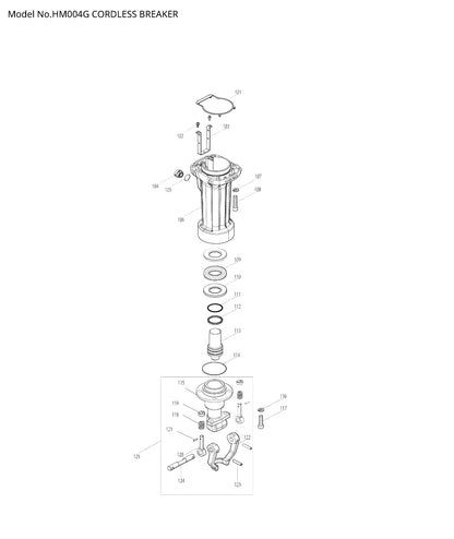 Makita HM004G Ersatzteile