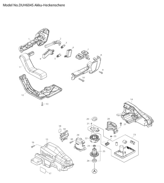 Makita DUH606 Ersatzteile