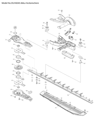 Makita DUH606 Ersatzteile