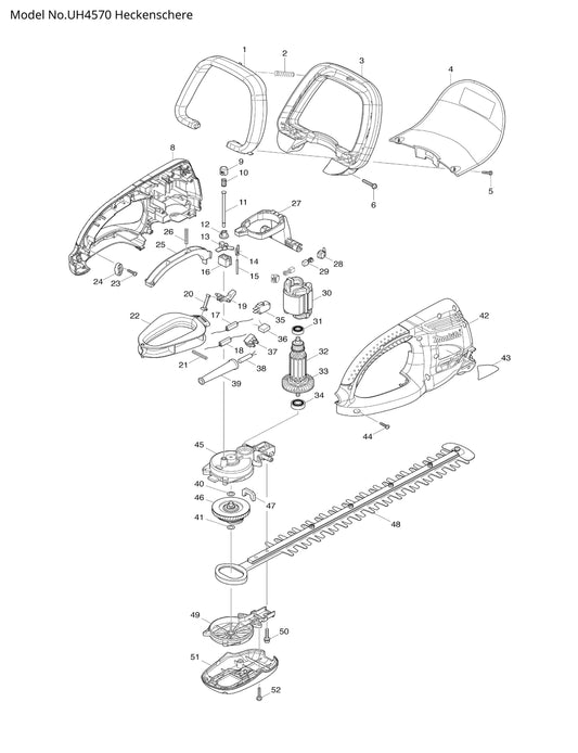 Makita UH4570 Ersatzteile