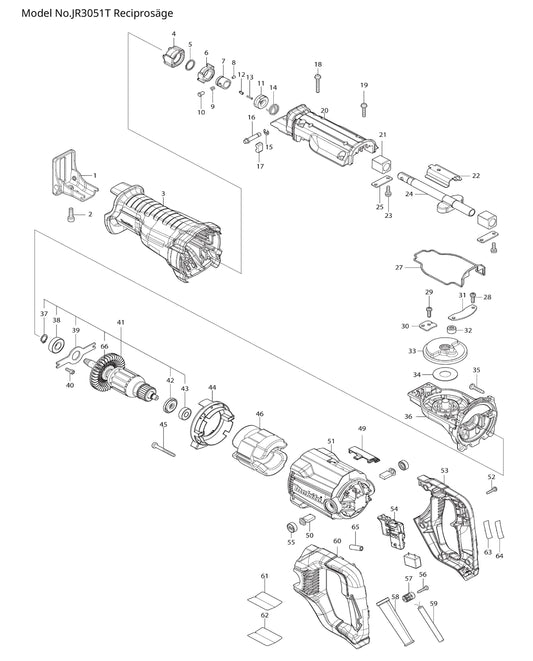 Makita JR3051T Ersatzteile